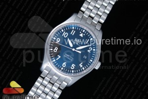 MKF V2 IWC 마크18 블랙다이얼 스틸브레이슬릿 Mark XVIII IW327015 MKS 1:1 Best Edition Black Dial on SS Bracelet MIYOTA 9015 V2