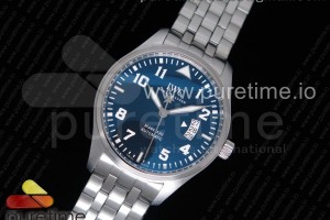 MKF V2 IWC 마크17 어린왕자에디션 블루다이얼 스틸브레이슬릿 Mark XVII IW327014 Le Petit Prince MKS 1:1 Best Edition Blue Dial on SS Bracelet MIYOTA 9015 V2