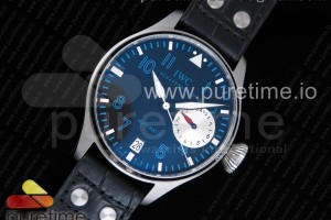 ZF IWC 빅파일럿 러시안네모브 블랫가죽스트랩 Big Pilot Real PR IW500431 RUSSIAN 