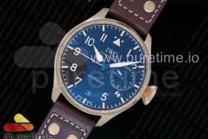 YLF IWC 빅파일럿 블랙다이얼 로즈골드 브라운가죽스트랩 Big Pilot IW501005 RG YLF Best Edition Black Dial on Brown Leather Strap