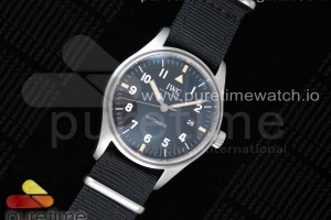 M+F IWC 마크18 TRIBUTE TO MARK XI 블랙다이얼 블랙나일론스트랩Mark XVIII “TRIBUTE TO MARK XI” IW327007 M+F 1:1 Best Edition Black Dial on Black Nylon Strap A35111