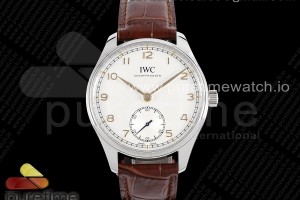 ZF IWC 포르투기저 화이트다이얼 로즈골드인덱스 브라운가죽스트랩 Portuguese IW358303 ZF 1:1 Best Edition SS White Dial RG Markers on Brown Leather Strap A82200