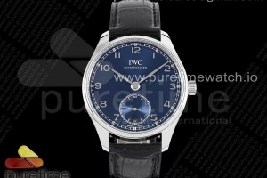 ZF IWC 포르투기저 블루다이얼 블랙가죽스트랩 Portuguese IW358305 ZF 1:1 Best Edition SS Blue Dial on Black Leather Strap A82200