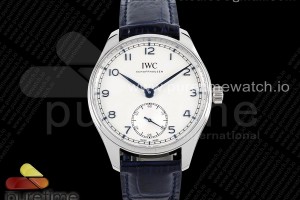 ZF IWC 포르투기저 화이트다이얼 블루인덱스 블루가죽스트랩 Portuguese IW358304 ZF 1:1 Best Edition SS White Dial Blue Markers on Blue Leather Strap A82200