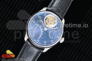 ZF IWC 포르투기저 투어빌론 블루다이얼 블랙가죽스트랩 Portuguese Tourbillon IW504602 SS ZF Best Edition Blue Dial on Black Leather Strap