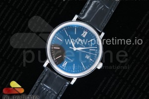 MKF V5 IWC 포르토피노 블랙다이얼 블랙가죽스트랩 Portofino Automatic SS MKF 1:1 Best Edition Black Dial on Black Leather Strap MIYOTA 9015 V5