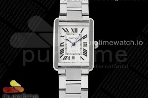 APSF 까르띠에 탱크솔로 31MM 화이트다이얼 스틸브레이슬릿 Tank 41 SS APSF 1:1 Best Edition White Dial on SS Bracelet MIYOTA 9015