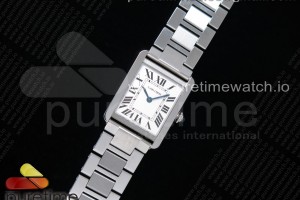 K11F 탱크솔로 스몰 24미리 화이트다이얼 스틸 브레이슬릿 Tank Solo 24.5mm K11F SS White Dial on SS Bracelet Ronda Quartz