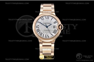 3KF 까르띠에 발롱블루 36 로즈골드 화이트다이얼 스틸브레이슬릿  Balon Bleu 36mm RG/RG Wht 3KF Cal 076
