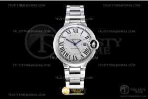 3KF 까르띠에 발롱블루 33  화이트다이얼 스틸브레이슬릿 Balon Bleu Ladies 33mm SS/SS Wht 3KF Cal 076