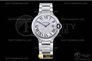 V6F V7 발롱블루 36미리 화이트다이얼 스틸 브레이슬릿 Balon Bleu Unisex 36mm SS/SS Wht V6F V7 Swiss Qtz