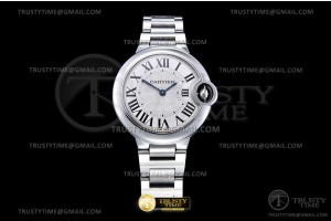 V6F V7 발롱블루 33미리 화이트다이얼 스틸 브레이슬릿 Balon Bleu Ladies 33mm SS/SS Wht V6F V7 Swiss Qtz