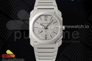 BVF 불가리 옥토 피니시모 티타늄 그레이다이얼 티타늄브레이슬릿 Octo Finissimo Titanuim BVF 1:1 Best Edition Gray Dial on Bracelet Asian Micro Rotor Movement