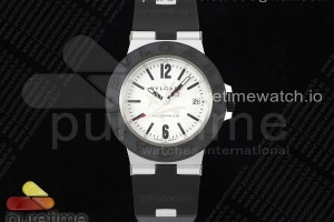 BVF 불가리 알루미늄 티타늄 스티브아오키다이얼 블랙러버브레이슬릿  Aluminium Titanium BVF 1:1 Best Edition STEVE AOKI Dial on Rubber Bracelet MIYOTA 9015