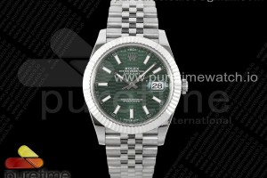 (NEW) VSF 롤렉스 데이저스트41 그린텍스쳐다이얼 쥬빌레브레이슬릿 DateJust 41 126334 904L SS VSF 1:1 Best Edition Green Textured Dial on Jubilee Bracelet VS3235
