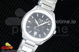 MKF 피아제 폴로 에스 블랙다이얼 스틸브레이슬릿 Piaget Polo S 42mm SS MKF 1:1 Best Edition Black Textured Dial on SS Bracelet A1110P