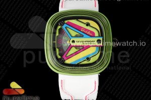 SVF 세븐프라이데이 로켓BYZ 화이트러버스트랩 SevenFriday M3/05 Rocketbyz SVF 1:1 Best Edition on White Rubber Strap Miyota 8215