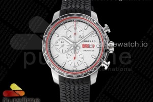 V7F 쇼파드 밀레 밀리아 화이트다이얼 블랙러버스트랩 Mille Miglia 168571 SS V7F 1:1 Best Edition White Dial on Black Rubber Strap A7750