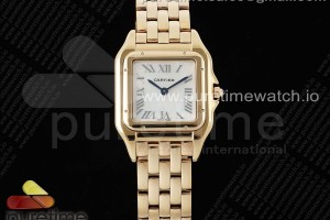 AF 까르띠에 팬더 로즈골드 27미리 자개다이얼 스틸브레이슬릿  Panthère Ladies 27mm RG AF 1:1 Best Edition White MOP Dial on RG Bracelet Ronda Quartz