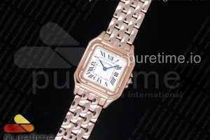 K11F 팬더 시크릿 27미리 화이트다이얼 로즈골드금통 브레이슬릿 Panthère Secrete Ladies 27mm RG K11 1:1 Best Edition White Dial on RG Bracelet Ronda Quartz