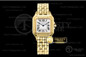 GF 팬더 시크릿 27미리 화이트다이얼 로즈골드금통 브레이슬릿 Panthere Secrete De Ladies YG/YG GF Swiss Quartz