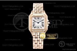 GF 팬더 시크릿 27미리 화이트다이얼 로즈골드금통 브레이슬릿 Panthere Secrete De Ladies RG/RG GF Swiss Quartz