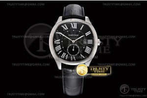 GSF V2 드라이브 드 까르띠에 블랙다이얼 블랙가죽스트랩 Drive De Cartier SS/LE Black GSF A23J Mod