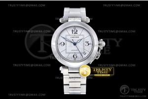 V9F 파샤 드 까르띠에 화이트다이얼 스틸브레이슬릿 Pasha Ladies SS/SS White/Num V9F A2892