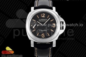 HWF 파네라이 루미노르 44미리 PAM914 블랙다이얼 블랙가죽스트랩 PAM914 SS HWF 1:1 Best Edition on Black Leather Strap Strap A6497