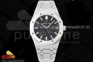 SF 오데마피게 로얄오크 15500 블랙다이얼 스틸브레이슬릿 Royal Oak 41mm 15500 SS SF 1:1 Best Edition Black Dial on SS Bracelet SA4302 Super Clone