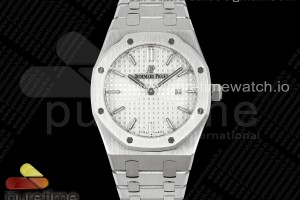 ZF 오데마피게 로얄오크 레이디 33미리 67651 화이트다이얼 스틸브레이슬릿 Lady Royal Oak 33mm SS ZF 1:1 Best Edition White Dial on SS Bracelet ETA Quartz