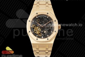 ZF 오데마피게 로얄오크 15407 로즈골드 스켈레톤다이얼 스틸브레이슬릿 Royal Oak 41mm Skeleton 15407 RG ZF 1:1 Best Edition Skeleton Dial on RG Bracelet A3132