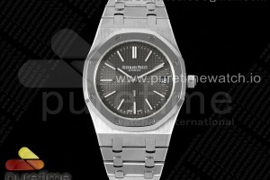 IPF 오데마피게 로얄오크 15202 그레이다이얼 스틸브레이슬릿 Royal Oak 39mm 15202 SS IPF 1:1 Best Edition Gray Textured Dial on SS Bracelet A2121