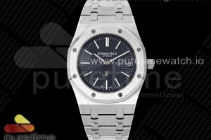 IPF 오데마피게 로얄오크 15202 블루다이얼 스틸브레이슬릿 Royal Oak 39mm 15202 SS IPF 1:1 Best Edition Blue Textured Dial on SS Bracelet A2121