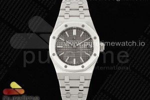 IPF 오데마피게 로얄오크 37미리 15450 그레이다이얼 스틸브레이슬릿 Royal Oak 37mm 15450 SS IPF Best Edition Gray Dial on SS Bracelet SA3120 Super Clone
