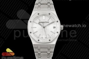 APSF 오데마피게 로얄오크 15510 50주년기념 화이트다이얼 스틸브레이슬릿  Royal Oak 41mm 15510 