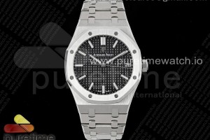 APSF 오데마피게 로얄오크 15500 블랙다이얼 스틸브레이슬릿 Royal Oak 41mm 15500 SS APSF 1:1 Best Edition Black Textured Dial on SS Bracelet A4302 Super Clone