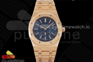 ZF 오데마피게 로얄오크 15202 39미리 로즈골드 블루다이얼 스틸브레이슬릿 Royal Oak 39mm 15202 RG ZF 1:1 Best Edition Blue Textured Dial on RG Bracelet A2121