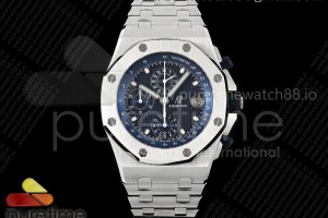 TKF 오데마피게 로얄오크 오프쇼어 42미리 리에디션 블루다이얼 스틸브레이슬릿 Royal Oak Offshore 42mm Re-edition SS TKF Best Edition Blue Dial on SS Bracelet A7750