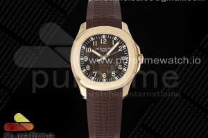 ZF V2 파텍필립 아쿠아넛 5167 로즈골드 브라운다이얼 브라운러버스트랩 Aquanaut 5167R SS ZF 1:1 Best Edition Brown Dial on Brown Rubber Strap 330CS V2