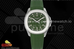 ZF V2 파텍필립 아쿠아넛 5168 그린다이얼 그린러버스트랩 Aquanaut 5168G SS ZF 1:1 Best Edition Green Dial on Green Rubber Strap 330CS V2