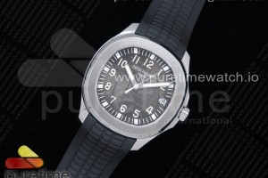 ZF 파텍필립 아쿠아넛 5165 블랙다이얼 블랙러버스트랩 Aquanaut 5165A 38.5mm SS ZF 1:1 Best Edition Black Dial on Black Rubber Strap 324CS