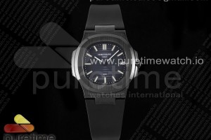 AMGF 파텍필립 AET노틸러스 5711 블랙세라믹 블루다이얼 블랙러버스트랩 AET Nautilus 5711 Black Ceramic AMGF Best Edition Blue Dial on Black Rubber Strap MIYOTA 9015