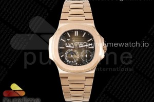 PPF 파텍필립 노틸러스 5712 로즈골드 그레이다이얼 스틸브레이슬릿 Nautilus 5712 RG PPF 1:1 Best Edition Gray Dial on RG Bracelet A240