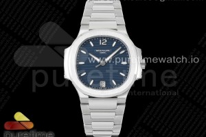 PPF 파텍필립 노틸러스 7118 레이디 블루다이얼 스틸브레이슬릿 Nautilus 7118 Ladies SS PPF 1:1 Best Edition Blue Dial on SS Bracelet 324CS