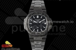 DIWF 파텍필립 노틸러스 5711 DIW카본 블랙다이얼 카본브레이슬릿 Nautilus 5711 DIW Carbon DIWF 1:1 Best Edition Black Textured Dial on Carbon Bracelet 324CS
