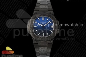DIWF 파텍필립 노틸러스 5711 DIW카본 블루그라데이션다이얼 카본브레이슬릿 Nautilus 5711 DIW Carbon DIWF 1:1 Best Edition Black/Blue Textured Dial on Carbon Bracelet 324CS