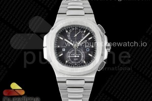 SPPF 파텍필립 노틸러스 5990 그레이다이얼 스틸브레이슬릿 Nautilus 5990 SS SPPF 1:1 Best Edition Gray Dial on SS Bracelet A28-520 Clone