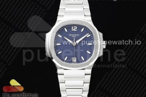 3KF 파텍필립 노틸러스 7118 레이디 블루다이얼 스틸브레이슬릿 Nautilus 7118 Ladies 3KF 1:1 Best Edition Blue Dial on SS Bracelet A324 Super Clone