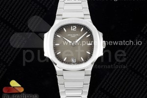 3KF 파텍필립 노틸러스 7118 레이디 그레이다이얼 스틸브레이슬릿 Nautilus 7118 Ladies 3KF 1:1 Best Edition Gray Dial on SS Bracelet A324 Super Clone